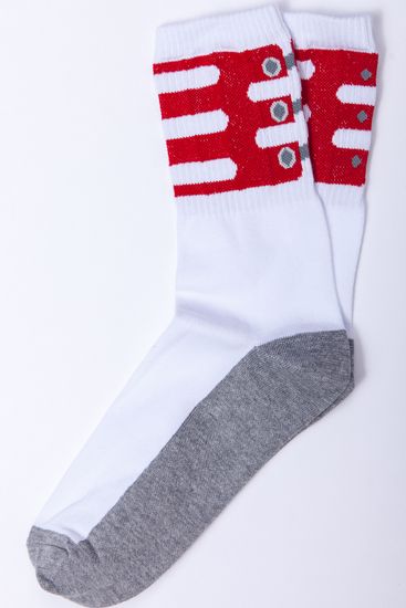 Носки SKILLS Clamp Белый/Красный, 36-40