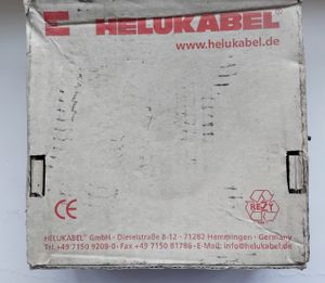 HELUKABEL 29145, Провод, H07V-K, многопроводной, Cu, 1х2,5мм2, черный, ПВХ, 470/750В