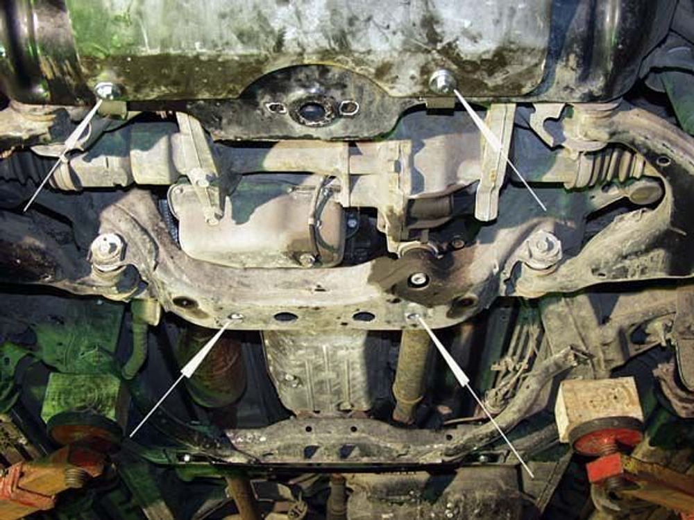 Защита картера Sheriff для Toyota Land Cruiser Prado 120 2002-2009 арт.24.0860