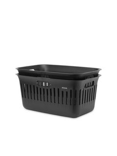 Набор корзин для белья Collect-It (40 л), 2 шт., Черный