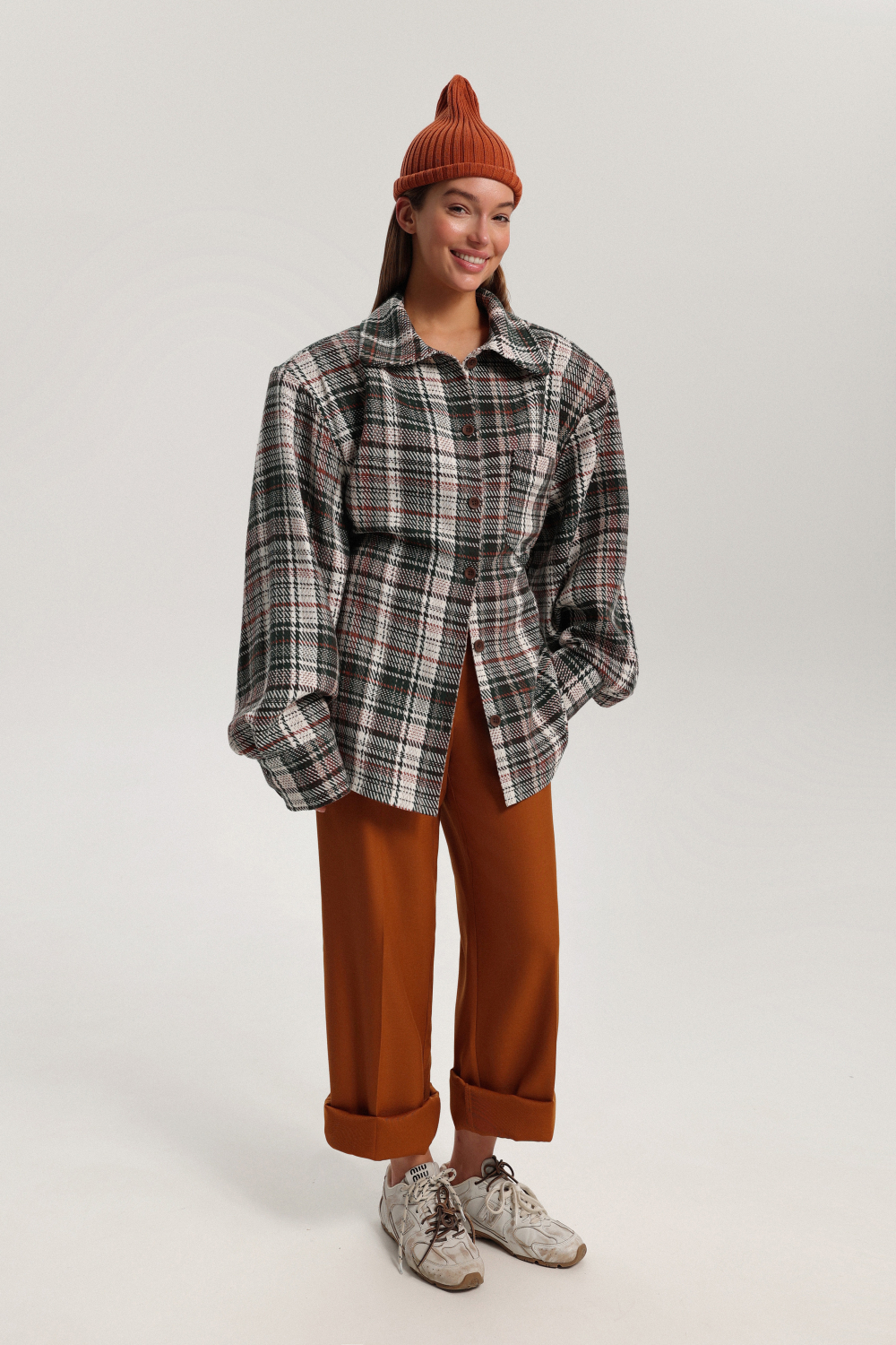 Рубашка из твида