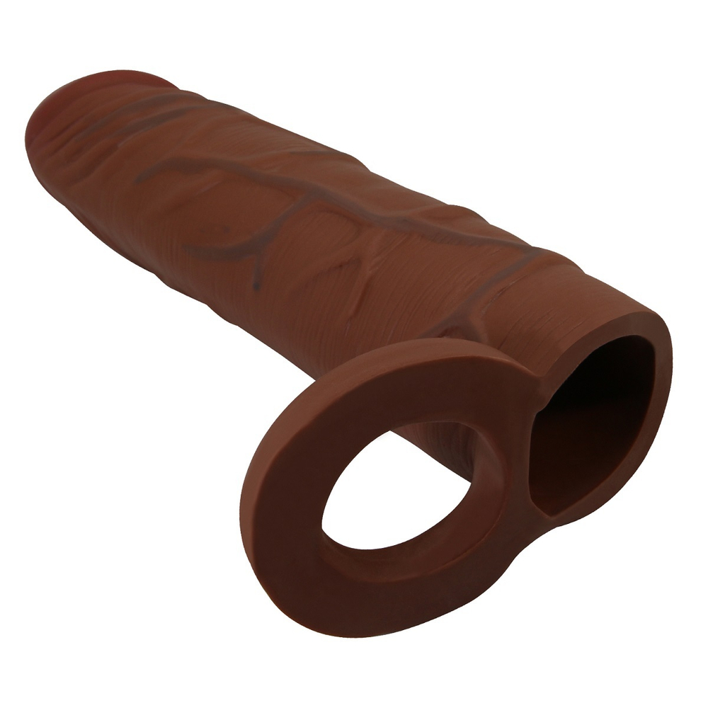 Насадка на пенис с подхватом мошонки Pretty Love Kaile 15 см