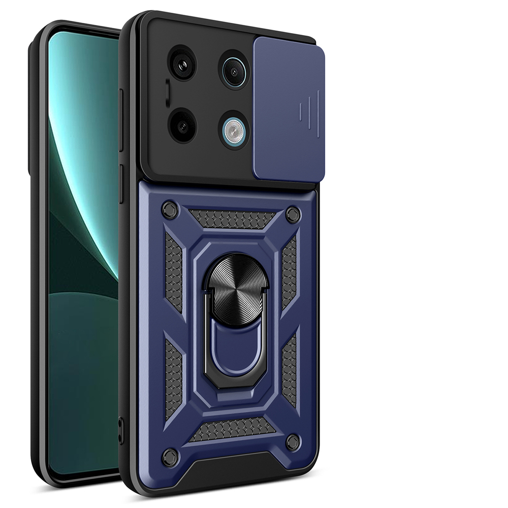 Чехол с кольцом Bumper Case для Poco X6