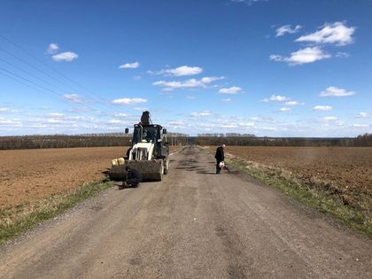 Обслуживание асфальтового покрытия подъездной дороги