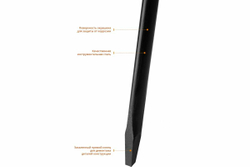 Строительный лом 1300 мм, 25 мм, круглый СИБИН 2182-13