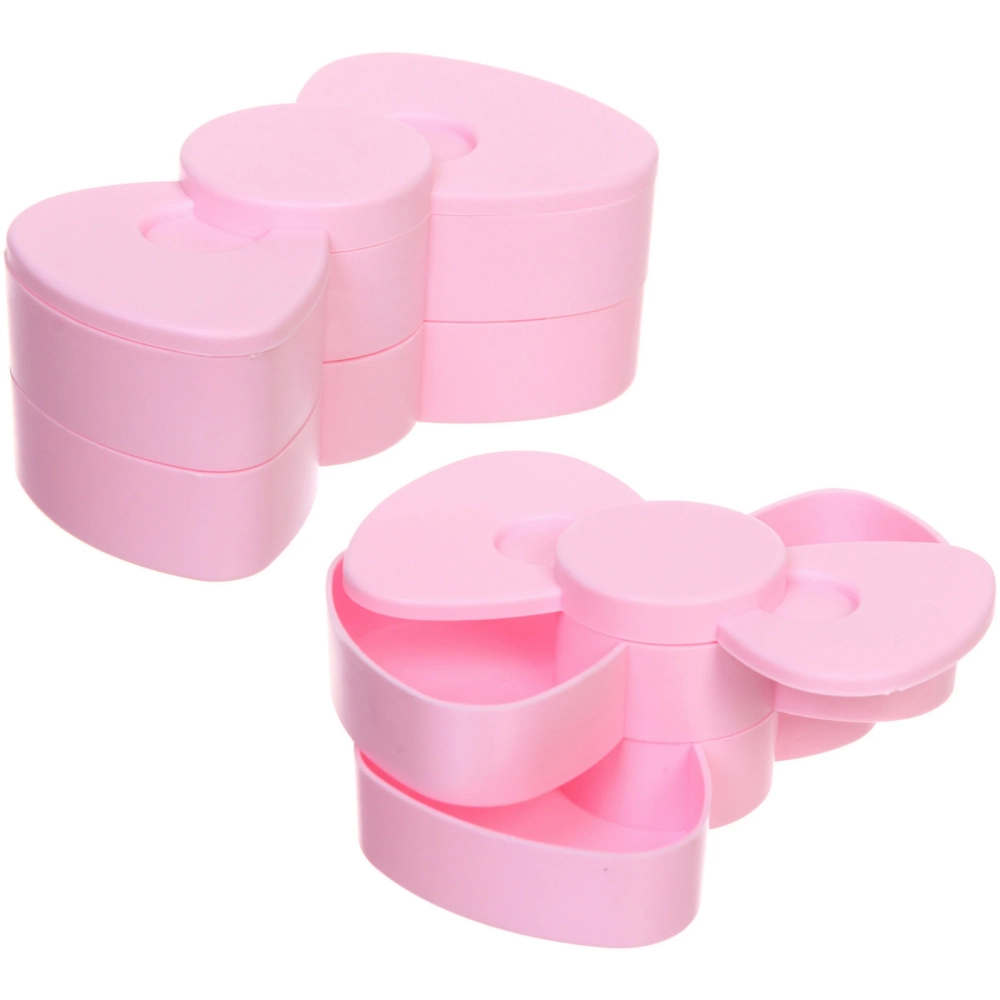 Органайзер для хранения «ФРИТОЛА», цвет пудровый, четыре отделения, 18*7*11см