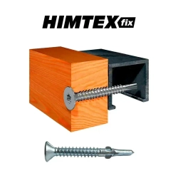 Саморез Флюгель дерево-металл 4,8*60 HIMTEX 200 шт