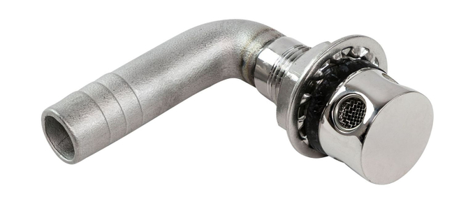 Головка вентиляционная топливного бака угловая 16мм, Marine Rocket