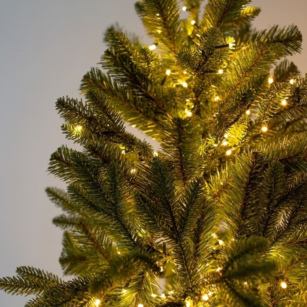 Елка с гирляндой «Барокко» (Литая+пвх) 120 см / 1,2 м