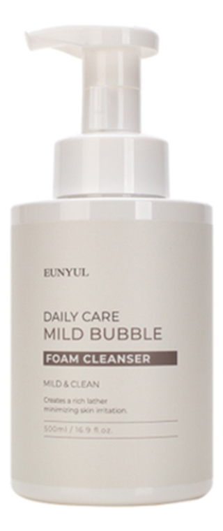 EUNYUL Очищающая пенка для умывания с микропузырьками - Daily Care Mild Bubble Foam Cleanser,  500мл