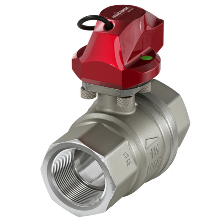 Кран 1 1/4" RuB (S6400) с приводом "Аквасторож Оригинал"