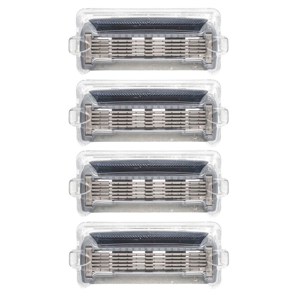 Bulldog Skincare For Men, Original Steel Blades, запасной блок, 4 шт.