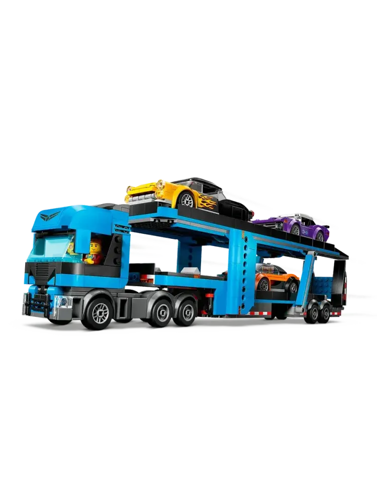 Конструктор City 60408 Автовоз со спортивными машинками