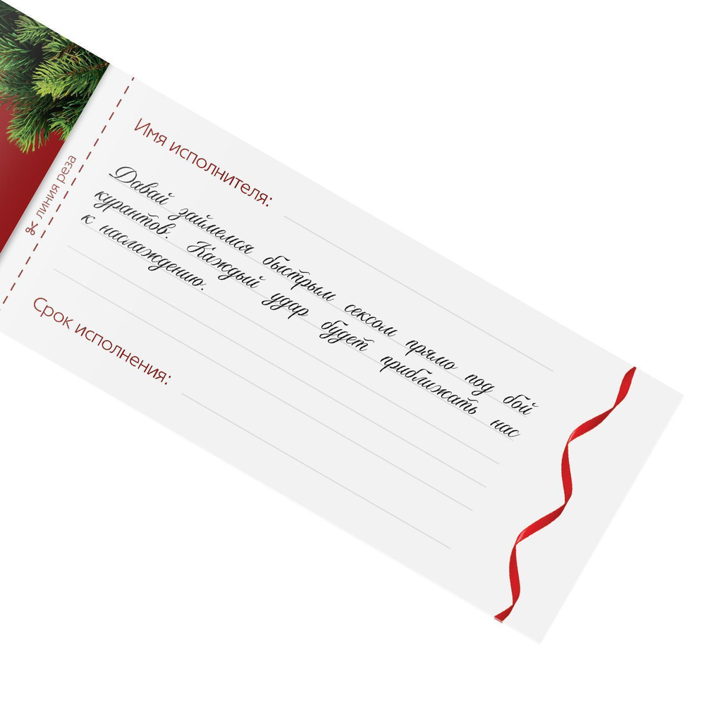 Набор из 5 эротических игр Новогодние горячие купоны