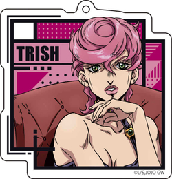 Акриловый брелок "ДжоДжо / JoJo - Золотой ветер v2"