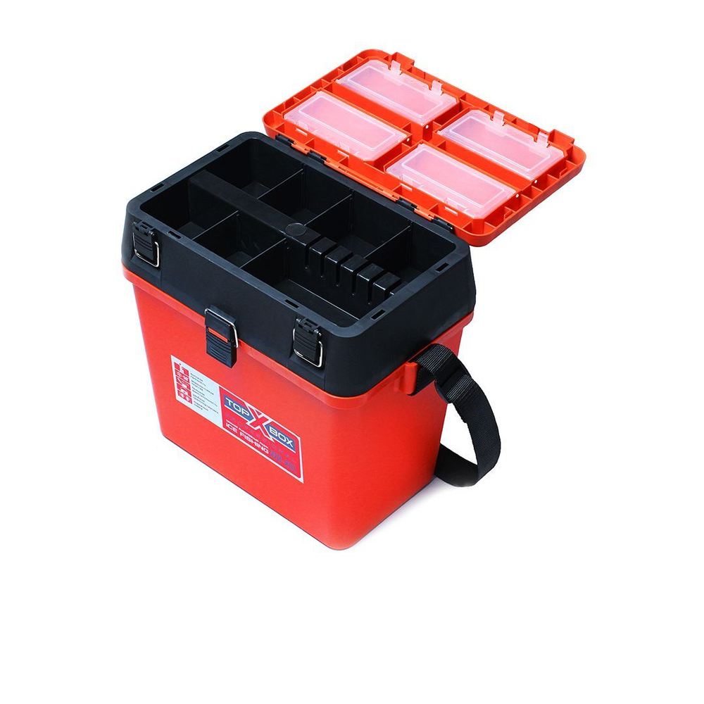 Ящик для зимней рыбалки WB- 20L (40*25*38 cм), оранжевый