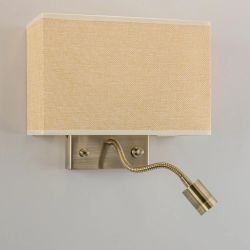 Citilux Декарт CL704303 Бра с бежевым абажуром и диммером