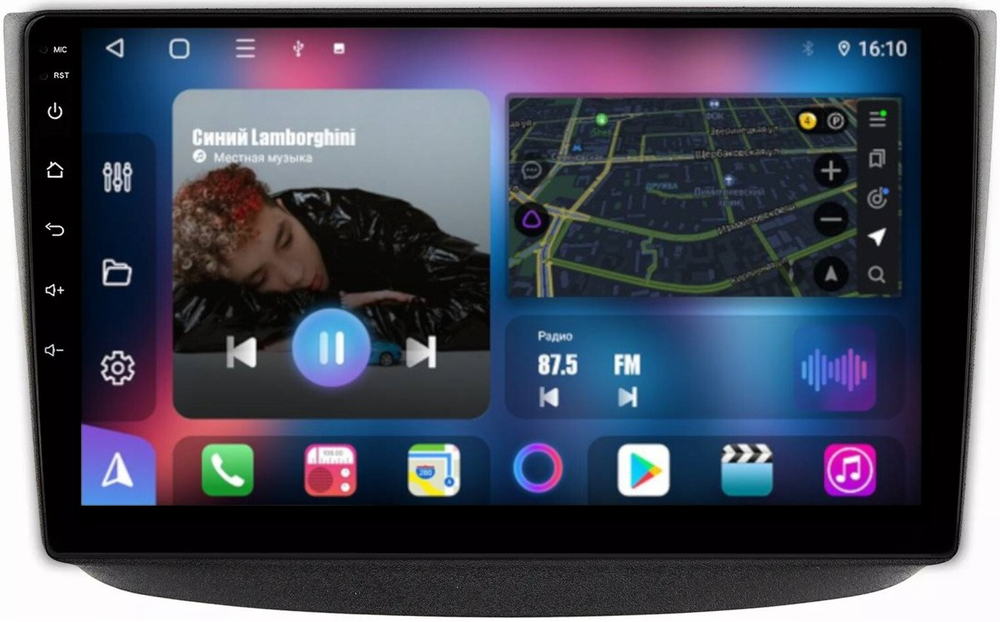 Магнитола для Mercedes-Benz Viano/Vito W639 2003-2014 - FarCar BM7096F2M на Android 13, QLED, TS10, 4Гб+32Гб, CarPlay, 4G SIM-слот