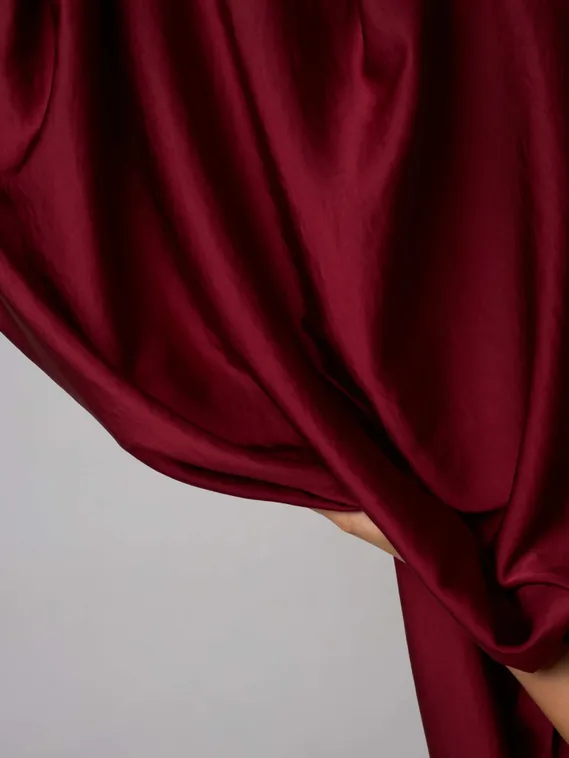 Сатин плательный двусторонний, арт. 2328, Китай, вино