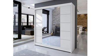 Шкаф-купе Мелисса Белый 101  260*50*240