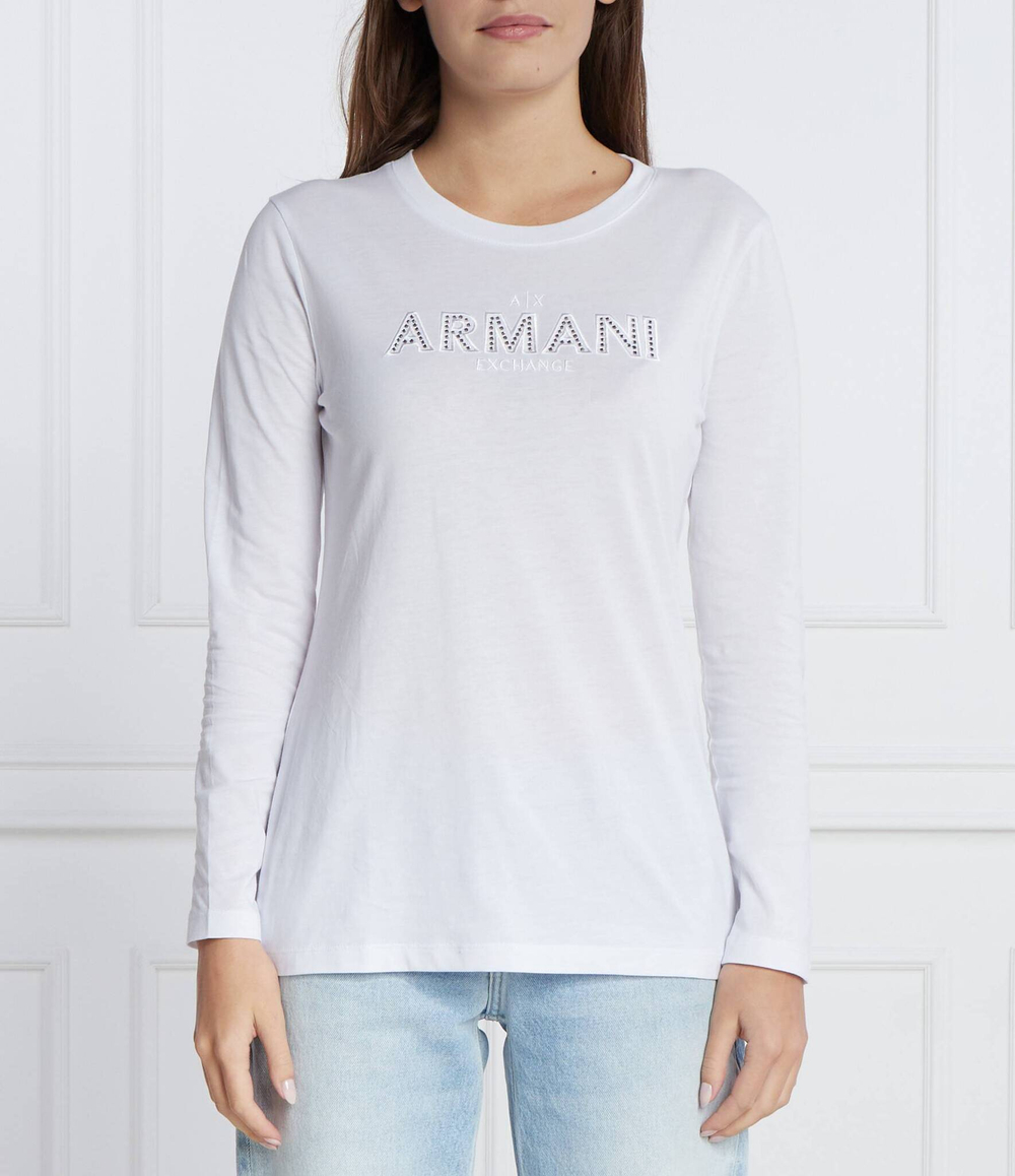 Блузка Armani Exchange - белый(6RYT49 YJ3RZ)