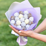 Букет из клубники в шоколаде «Purple sweet»