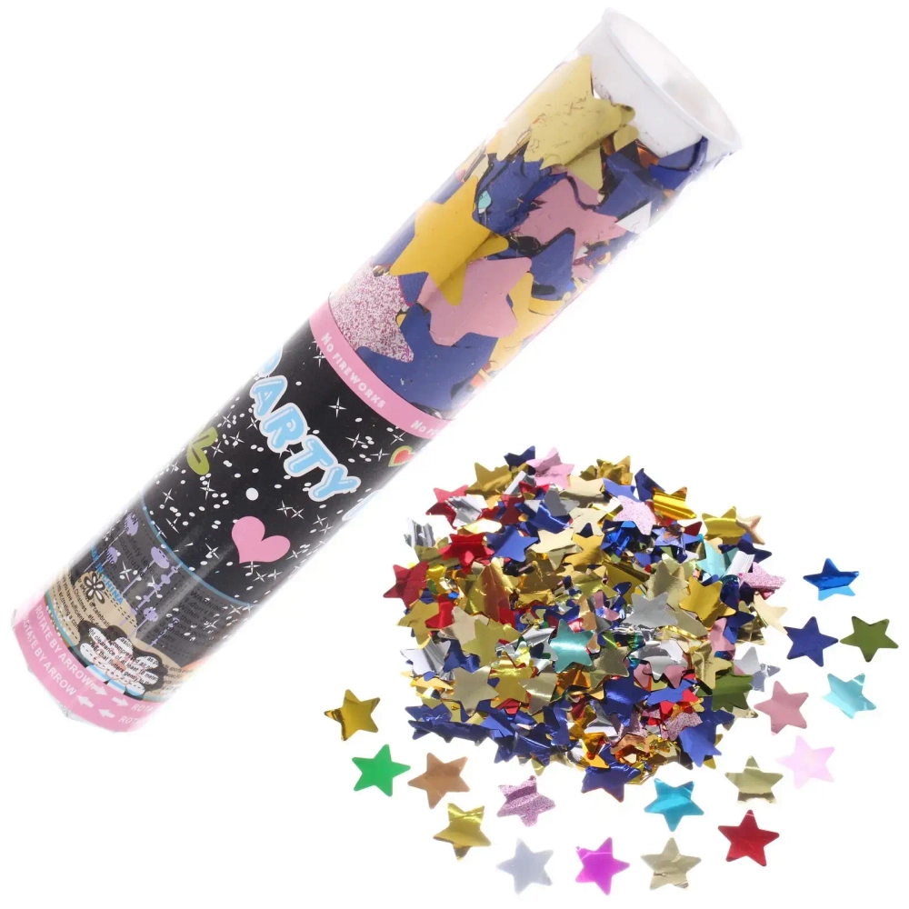 Пневмохлопушка 20 см «Яркая звезда»