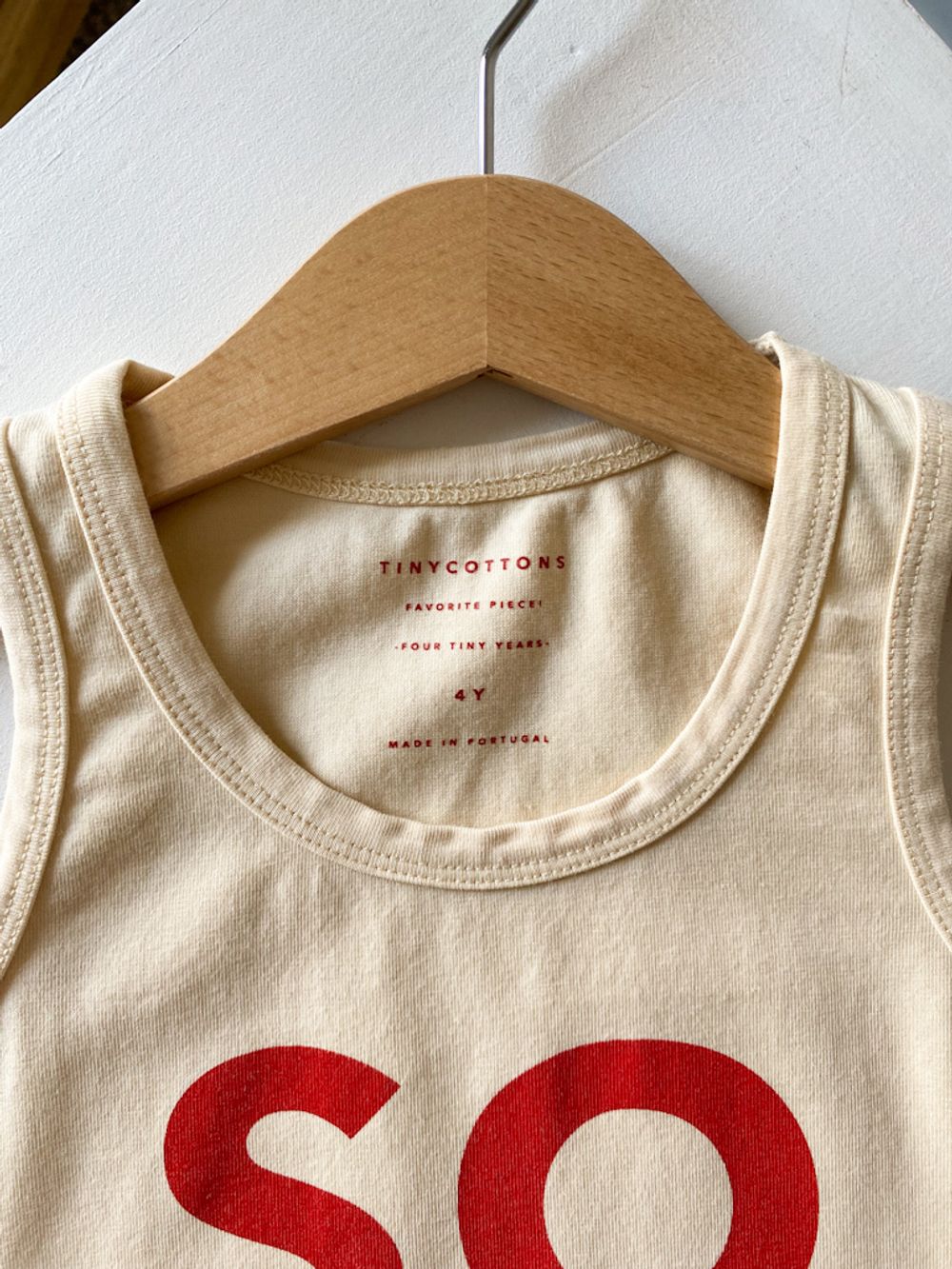 Хлопковая майка Tinycottons, 104