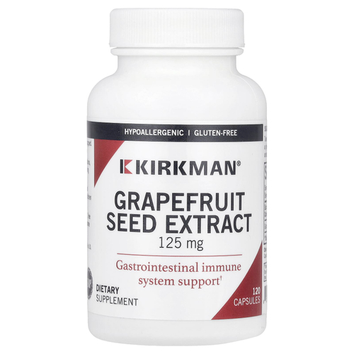 Kirkman Labs, Экстракт из косточек грейпфрута, 125 мг, 120 капсул