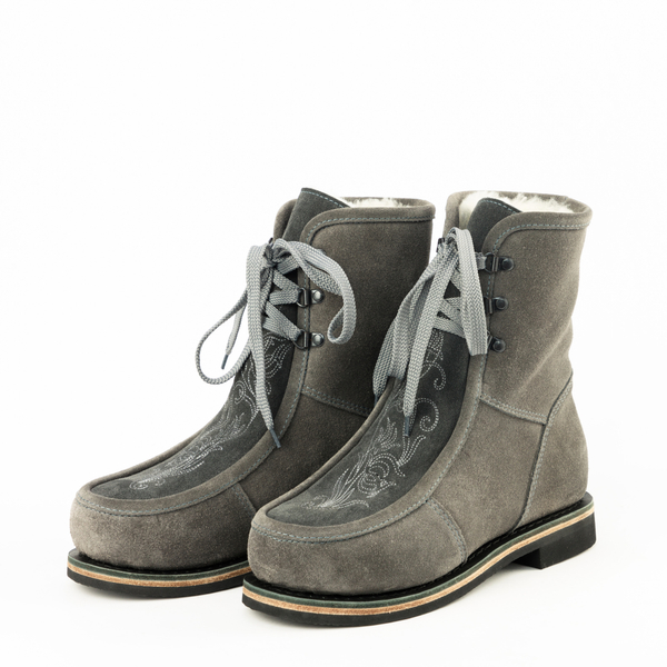 Унты-мартенсы женские из замши