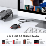 USB 3.0 4 в 1 CardReader UGREEN 30333