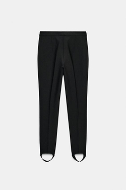 ZARA БРЮКИ-ФУЗО ИЗ КОЛЛЕКЦИИ ZW, ЧЕРНЫЙ