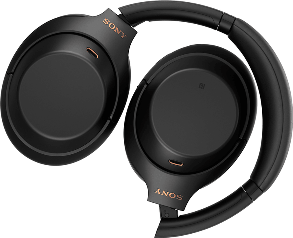 Беспроводные полноразмерные наушники SONY WH-1000XM4, mini jack 3.5 mm, черный