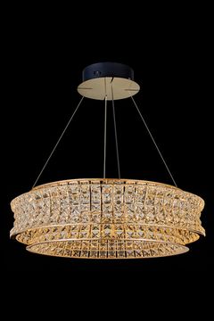 Подвесная люстра LED 60W 3200К LE3008/600 GD золото Aurelie Leon