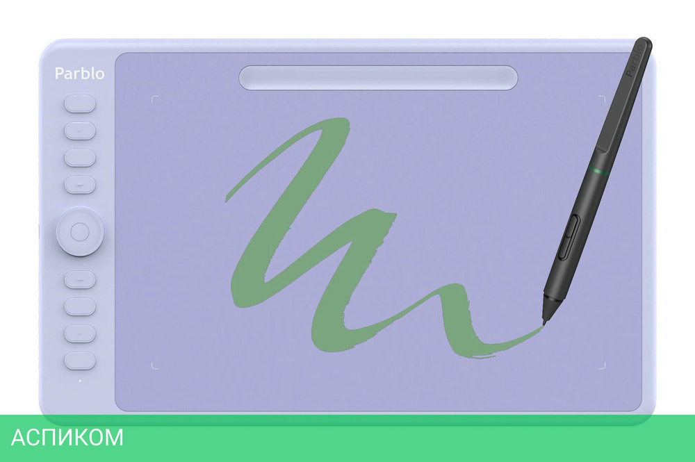 Графический планшет Parblo Intangbo M Purple