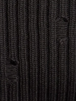 Шапка бини рваная осенняя и снуд