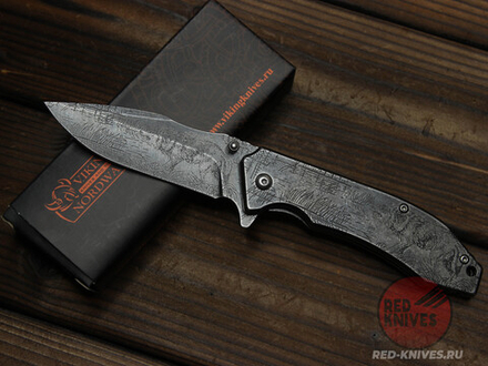 Cкладной нож VN P563 c клинком из стали 420, рукоять Stainless Steel