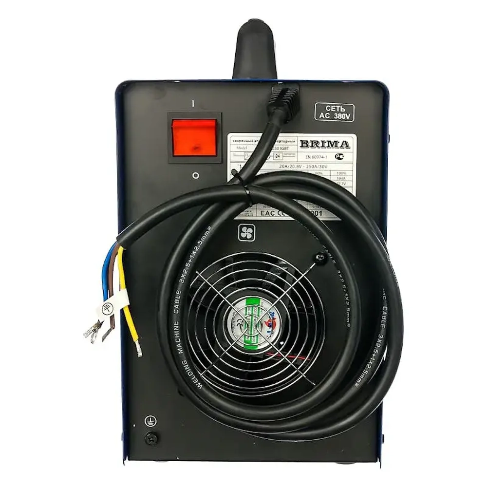 BRIMA ARC-250 сварочный инвертор 380 в 00000005677