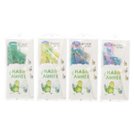 Линейка Basir пластиковая, набор 4 шт, серия "Dino", 4 предмета: линейка 15 см, транспортир и два угольника