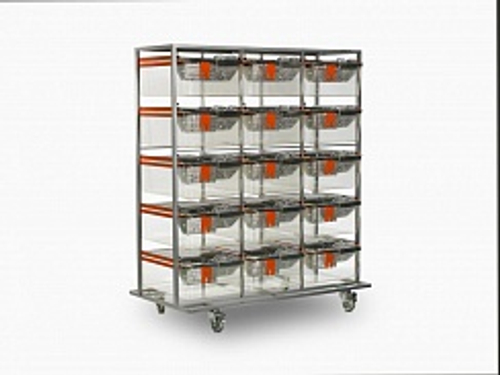 Стеллажи с выдвижными конструкциями (drawer style)