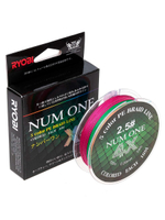 Шнур плетеный для рыбалки Ryobi NUM ONE PE4X-100M Multi Colour 3.5#/0,310 mm