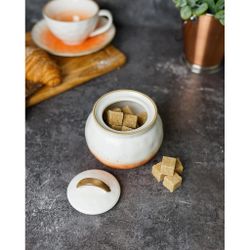 Сахарница 360 мл оранжевая d 8 см h8 см фарфор "The   Eco" P.L. Proff Cuisine [1]