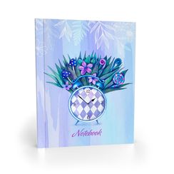 Bloknot \ Блокнот \ Notebook Книжка записная А6 64л интегр 11137-EAC софт-тач лам Будильник