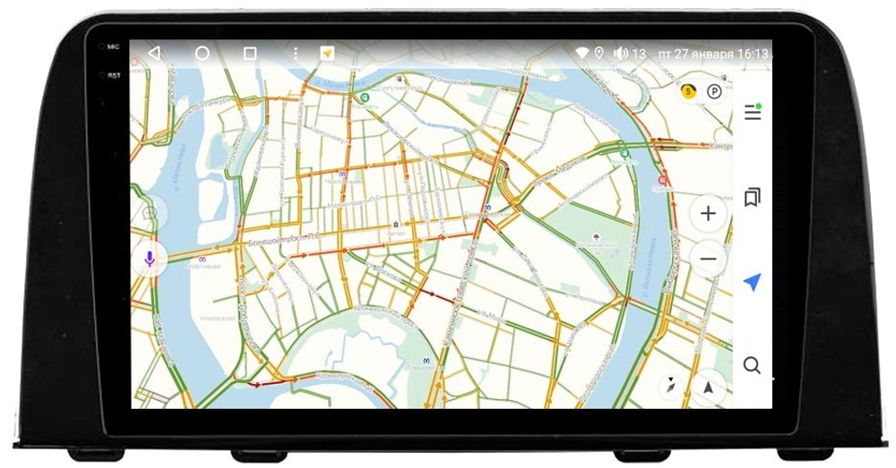 Магнитола для Honda CR-V 2017+ - Vaycar VA20-1011-2K на Android 13, 8-ядер, 2K QLED, ТОП процессор, CarPlay,4G SIM-слот