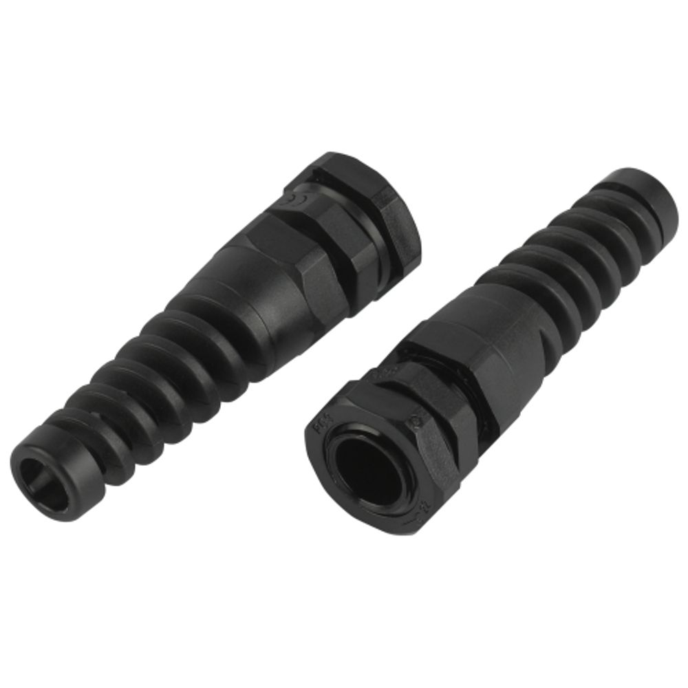 Кабельный ввод сальник ЭРА NO-224-250 с гибким отводом PGR 9 (d отв.16.2 мм / d провод.4-8 мм) IP54 (упаковка 10 штук)