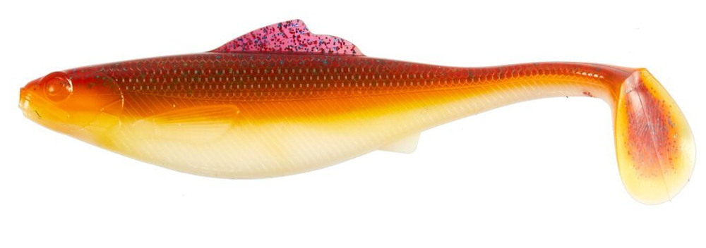 Виброхвосты съедоб. искусст. LJ Pro Series ROACH PADDLE TAIL 3.5in (08.89)/G01 6шт.