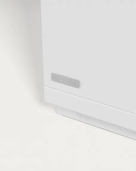 Комод Abilen шпон дуба и белый лак 90 x 75 cm