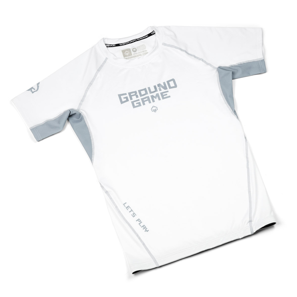 Рашгард Ground Game ATHLETIC PLATINUM белый