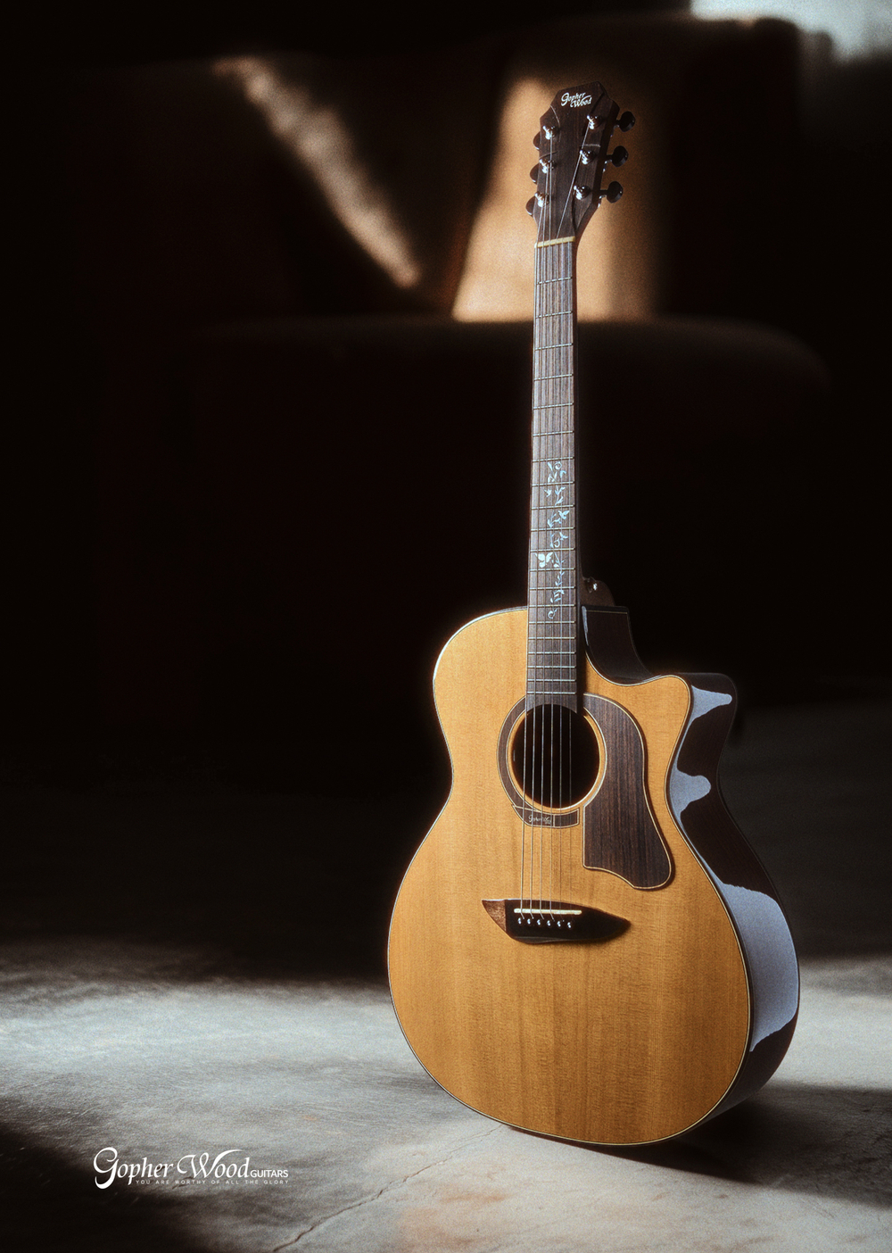Электроакустическая гитара Gopherwood K330RCE