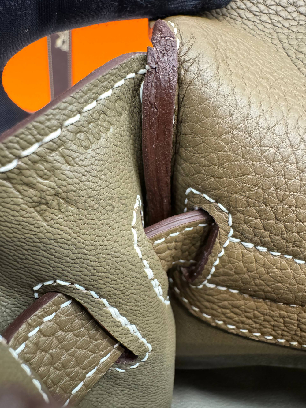 Сумка Hermes Kelly Messenger PM цвета хаки